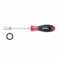 Wiha Softfinish® Hex Nut Driver - Inch Sizes - Round Blade with Hex Bolster - 1/2'' - 02841